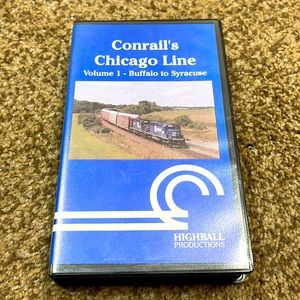 Conrail’s Chicago Line vol. 1 Buffalo to Syracuse vhs 1995